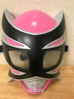 Bandai Power Rangers Samurai Child's Youth Dress Up Cosplay Pink Ranger Mask