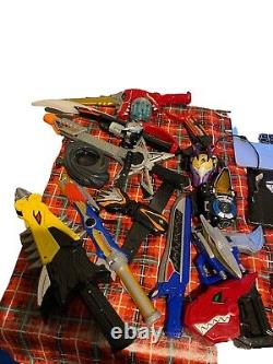 Bandai power rangers ninja And Other lot of 13 Different Weapons Cosplay