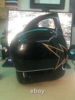 Black DinoThunder Helmet signed by JDF (Aniki Cosplay)