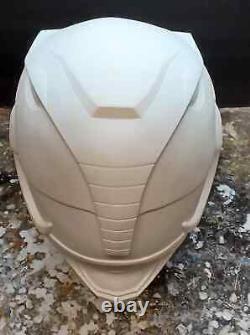Black Mighty Morphin Power Rangers Helmet Raw Resin Cast Cosplay Prop Replica