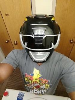 Black Power Rangers cosplay helmet
