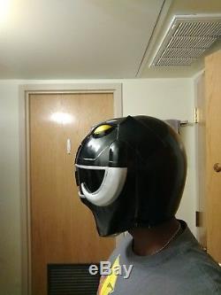 Black Power Rangers cosplay helmet