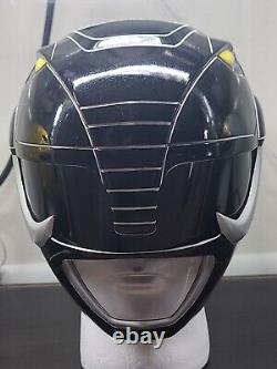 Black Ranger Power Rangers Helmet Aniki Cosplay Signed By Johnny Yong Bosch MMPR