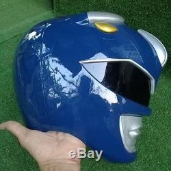 Blue Morphin Mighty Rangers helmet 1 Power Ninja Hero Adult Outside Cosplay Prop