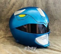Blue Power Ranger Helmet Mighty Morphin Cosplay Mask Costume