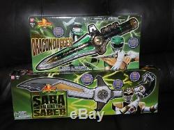 Both Legacy Dragon Dagger & Saba Sword Mighty Morphin Power Rangers MMPR Cosplay