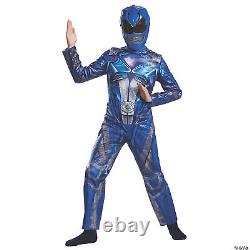 Boy's Blue Ranger Classic Costume Power Rangers Movie 2017