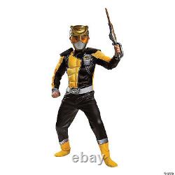 Boy's Gold Ranger Classic Muscle Costume Beast Morphers