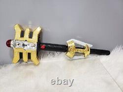 Cannon Gold Ranger Staff Vintage Power Rangers Zeo 1996 Bandai 90s Cosplay Lot