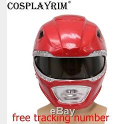 Cosplay Fancy Full Head Red Power Rangers Morphin Costume Hero Adult Helmet