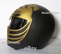 Cosplay! Mighty Morphin Power Rangers BLACK TIGER Ranger 1/1 Scale Helmet