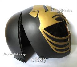 Cosplay! Mighty Morphin Power Rangers BLACK TIGER Ranger 1/1 Scale Helmet