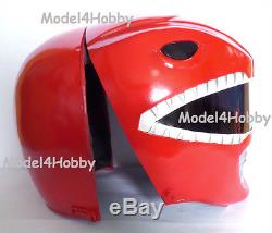 Cosplay! Mighty Morphin Power Rangers RED RANGER 1/1 Scale Helmet TV Hero Props