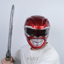 Cosplay Mighty Morphin Power Rangers The Movie Jason Red Wearable Mask Helmet