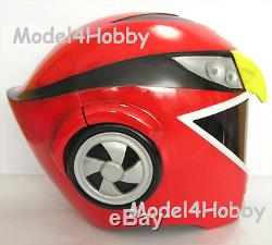 Cosplay! Power Rangers Go-onger GO-ON RED 1/1 Scale Helmet(Mask) Action TV Hero