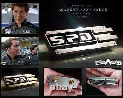 Cosplay SPD Rank SILVER badge solid metal pin Power prop replica Rangers