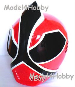 Cosplay! Shinkenger SHINKEN RED 1/1 Scale Helmet Action Hero Power Rangers Props