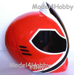 Cosplay! Shinkenger SHINKEN RED 1/1 Scale Helmet Action Hero Power Rangers Props