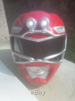 Cosplay helmet power rangers turbo red