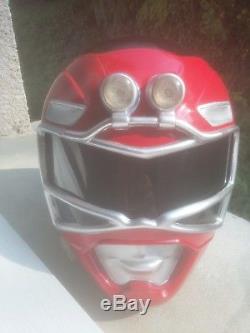 Cosplay helmet power rangers turbo red