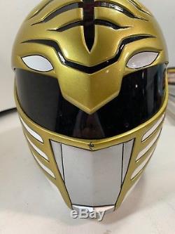 Custom Power Rangers Legacy White Ranger Cosplay Helmet