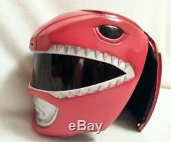 (Damaged) Cosplay! Mighty Morphin Power Rangers RED RANGER 1/1 Scale Helmet
