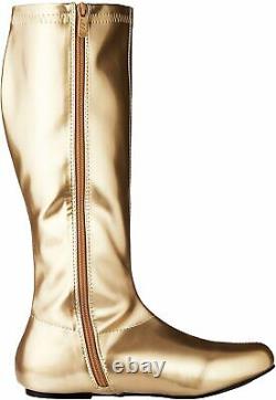 Ellie Shoes 106-AVENGE 1 Heel Costume Boot, Gold, Size 7