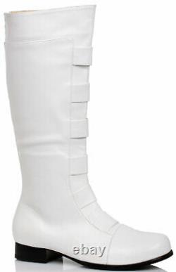 Ellie Shoes Mens 1 Inches Heel Knee High Boots(Sizes) M Wht