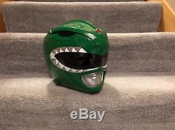 Eric0101 Mighty Morphin Power Rangers Green Ranger Helmet Prop Cosplay 11