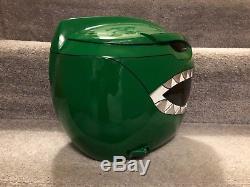 Eric0101 Mighty Morphin Power Rangers Green Ranger Helmet Prop Cosplay 11