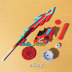 Exclusive Made Power Rangers Samurai Shark Sword Weapon PVC Cosplay Prop 41