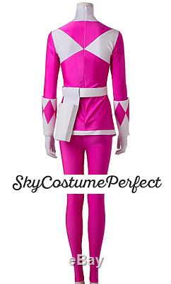 FREE WW SHIP Mighty Morphin Power Ranger Pink Pterodactyl Costume Cosplay SET