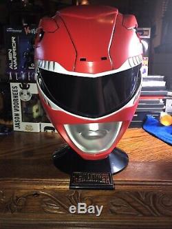 FULL SIZE Legacy Red Ranger Helmet Bandai COSPLAY See Pictures