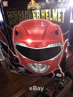 FULL SIZE Legacy Red Ranger Helmet Bandai COSPLAY See Pictures