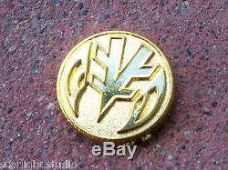 Flawed Ranger Tiger Power Coin V1 Cosplay Prop Metal Gold 1991-92 Morpher Toy
