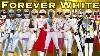 Forever White Power Rangers X Super Sentai Cosplay