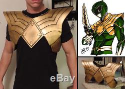GREEN POWER RANGER Concept Chest Armor Costume Cosplay MMPR Rangers