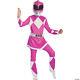 Girl's Pink Ranger Deluxe Costume Mighty Morphin