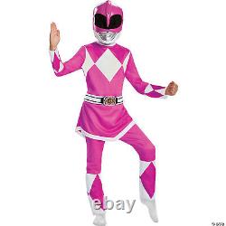 Girl's Pink Ranger Deluxe Costume Mighty Morphin