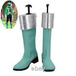 Gokai Green Shoes Cosplay Boots Kaizoku Sentai Gokaiger customized boots