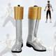 Gokai Silver Shoes Kaizoku Sentai Gokaiger Cosplay Boots