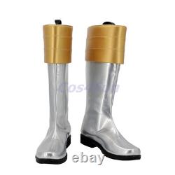 Gokai Silver Shoes Kaizoku Sentai Gokaiger Cosplay Boots