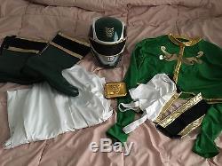 Gosei Green Custom Helmet RARE Costume Cosplay Goseiger Power Rangers Megaforce