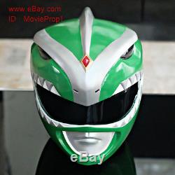 Green Dino Thunder Power Ranger Helmet Headwear Halloween Costume cosplay Props