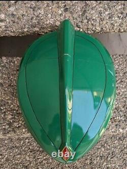 Green Mighty Morphin Power Ranger Helmet Aniki Cosplay Prop