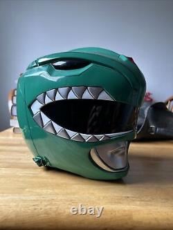 Green Mighty Morphin Power Rangers Helmet Legacy 11 Scale