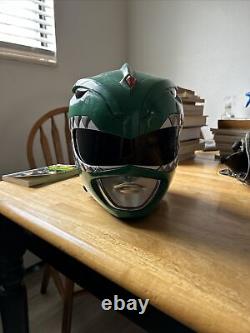 Green Mighty Morphin Power Rangers Helmet Legacy 11 Scale