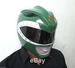 Green POWER RANGERS Helmet Wearable COSPLAY For wear and Show Mighty Morphin New