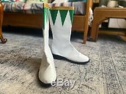 Green Power Ranger Boots, Cosplay Mighty Morphin Power Rangers Size 10 US NEW
