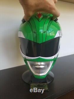 Green Power Ranger Cosplay Helmet USED